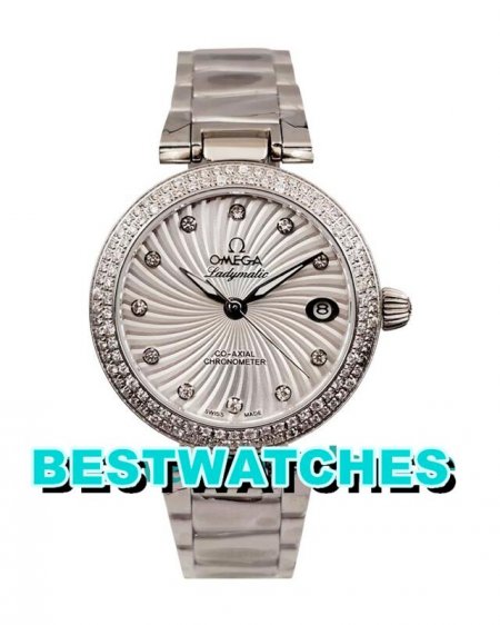 AAA Omega Replica Watches De Ville Ladymatic 425.35.34.20.55.001 - 34 MM