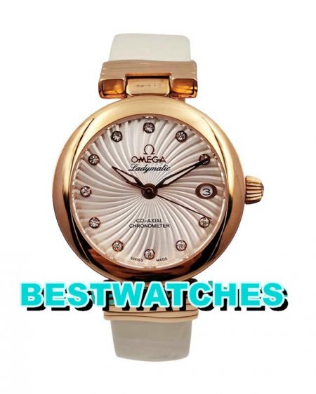 AAA Omega Replica Watches De Ville Ladymatic 425.63.34.20.55.001 - 34 MM