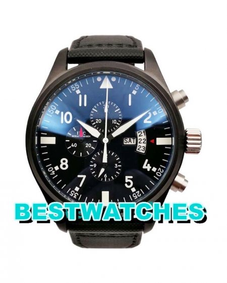 1:1 IWC China Watches Replica Pilots Spitfire Double Chronograph IW378901 - 45 MM
